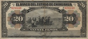 Mexico, 20 Peso, S134New
