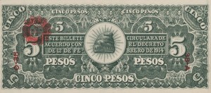 Mexico, 5 Peso, S524