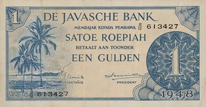 Netherlands Indies, 1 Gulden, P98