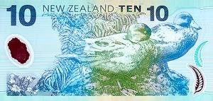 New Zealand, 10 Dollar, P186a