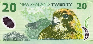 New Zealand, 20 Dollar, P187b, B133c
