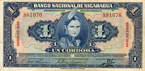 Nicaragua, 1 Cordoba, P91a