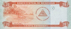 Nicaragua, 20 Cordoba, P192