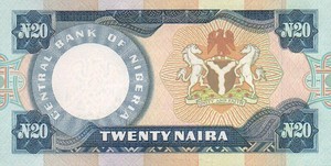 Nigeria, 20 Naira, P26c