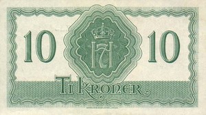 Norway, 10 Krone, P20b
