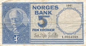 Norway, 5 Krona, P30b