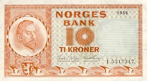 Norway, 10 Krona, P31b3
