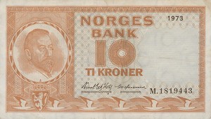 Norway, 10 Krona, P31f