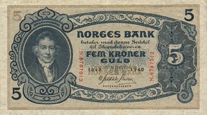 Norway, 5 Krone, P7c