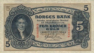 Norway, 5 Krone, P7c