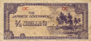 Oceania, 1/2 Shilling, P1c