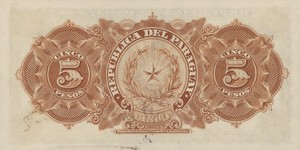 Paraguay, 5 Peso, P156