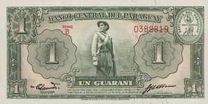 Paraguay, 1 Guarani, P185b