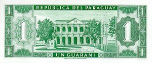 Paraguay, 1 Guarani, P193a