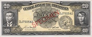 Philippines, 20 Peso, P137s3