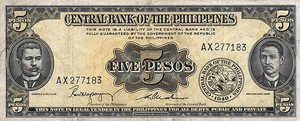 Philippines, 5 Peso, P135b