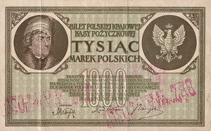 Poland, 1,000 Marka, P22d