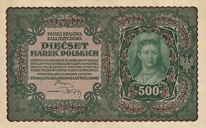 Poland, 500 Marka, P28