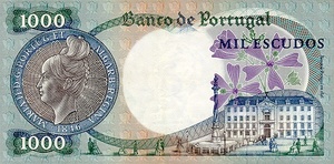 Portugal, 1,000 Escudo, P172a Sign.5