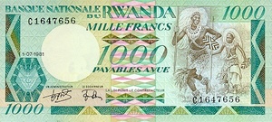 Rwanda, 1,000 Franc, P17a