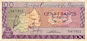 Rwanda, 100 Franc, P8a