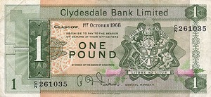 Scotland, 1 Pound, P202