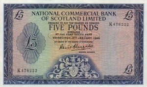Scotland, 5 Pound, P272a
