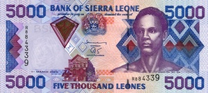 Sierra Leone, 5,000 Leone, P27b