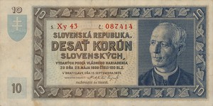Slovakia, 10 Koruna, P4a