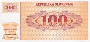 Slovenia, 100 Tolarjev, P6s1