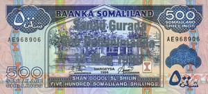 Somaliland, 500 Shilling, P19