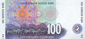 South Africa, 100 Rand, P126a