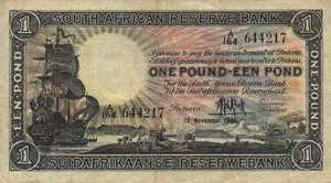 South Africa, 1 Pound, P84f