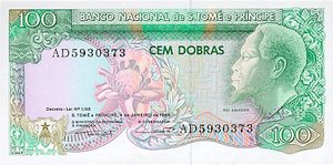São Tomé and Príncipe (Saint Thomas and Prince), 100 Dobra, P60