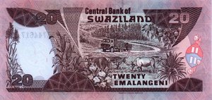 Swaziland, 20 Lilangeni, P25b