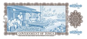Tonga, 1/2 PaAnga, P18c
