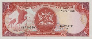 Trinidad and Tobago, 1 Dollar, P36a