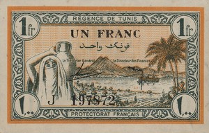 Tunisia, 1 Franc, P55