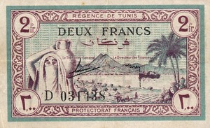 Tunisia, 2 Franc, P56