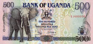 Uganda, 500 Shilling, P35a v2