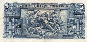 Uruguay, 5 Peso, P36a v2