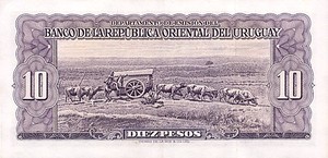 Uruguay, 10 Peso, P37d