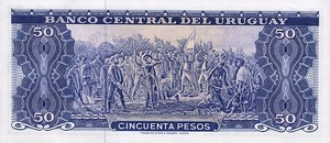 Uruguay, 50 Peso, P46a Sign.1