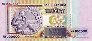 Uruguay, 100,000 New Peso, P71a