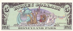 Fantasy, 5 Disney Dollar, 
