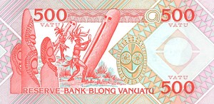 Vanuatu, 500 Vatu, P5 Sign.1