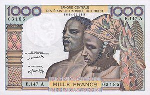 West African States, 1,000 Franc, P103Al