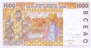 West African States, 1,000 Franc, P111Ai