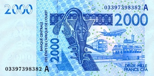 West African States, 2,000 Franc, P116Aa