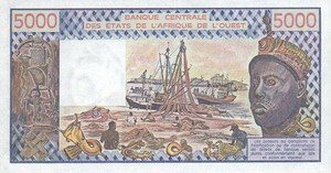 West African States, 5,000 Franc, P208Bf